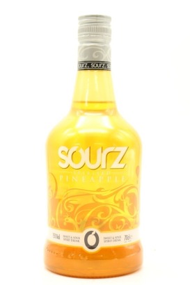 (1) Sourz Spirited Pineapple Liqueur, Spain, 15% ABV, 700ml
