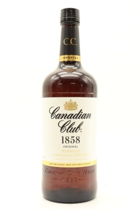 (1) Canadian Club 1858 Original Blended Canadian Whisky, 1000ml