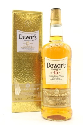 (1) Dewar's 'The Monarch' 15 Year Old Blended Malt Scotch Whisky, 40% ABV, 1000ml (GB)