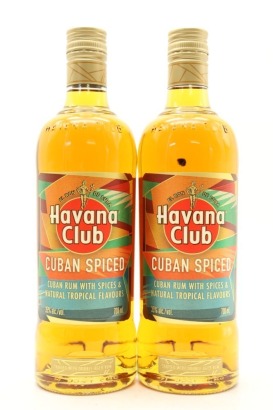(2) Havana Club Cuban Spiced Rum, 35% ABV, 700ml