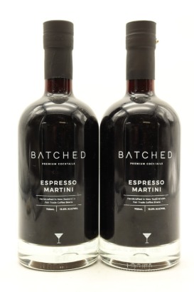 (2) Batched Espresso Martini, New Zealand, 13.9% ABV, 725ml
