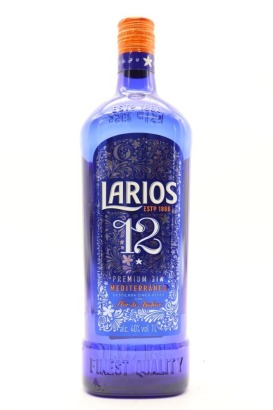 (1) Larios 12 Premium Mediterranea Gin, Spain, 40% ABV, 1000ml