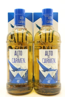 (2) Alto del Carmen Pisco Reservado, 40% ABV, 750ml (GB)
