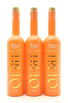 (3) Trulo Peach Melba Schnapps Liqueur, Wales, 14.9% ABV, 500ml