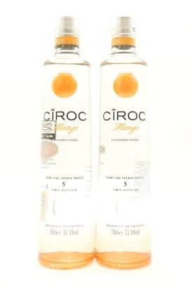 (2) Ciroc Mango Vodka, France, 37.5% ABV, 700ml