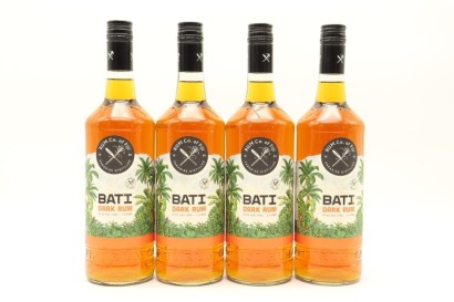(4) Bati Dark Rum, 37.5% ABV, 1000ml