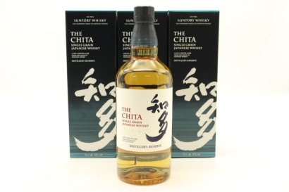 (3) Suntory The Chita Japanese Single Grain Whisky, 43% ABV, 700ml (GB)