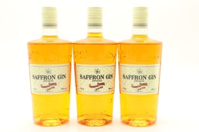 (3) Gabriel Boudier Saffron Gin, Dijon, 40% ABV, 700ml