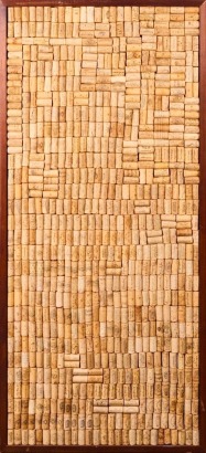 A Large Wine Cork Collage