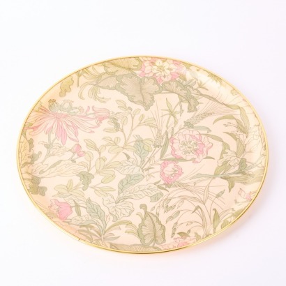 A Large Floral Tray By Chalford Glos Arnold