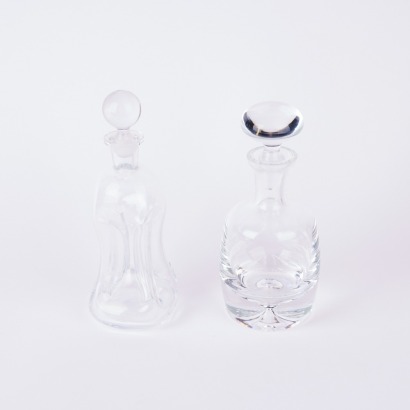 A Pair Of Glass Decanters