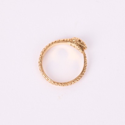 A Zoe & Morgan Gold Eternity Snake Ring
