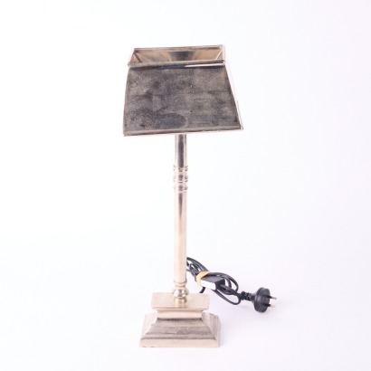 A Pewter Table Lamp