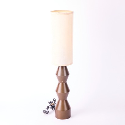 An MCM Wooden Based Table Lamp