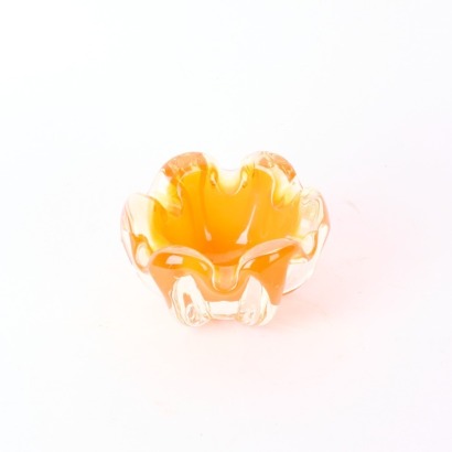 An Orange Glass Bowl