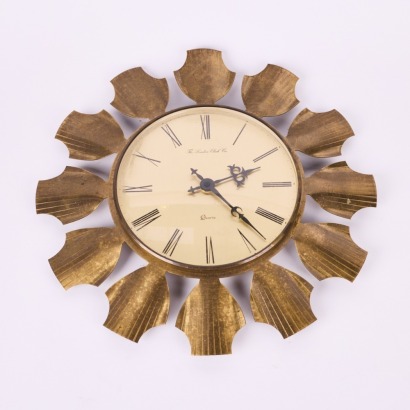 A Mid-Century Wall Clock by Quartz London Clock Company