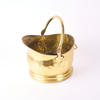 A Brass Coal Scuttle