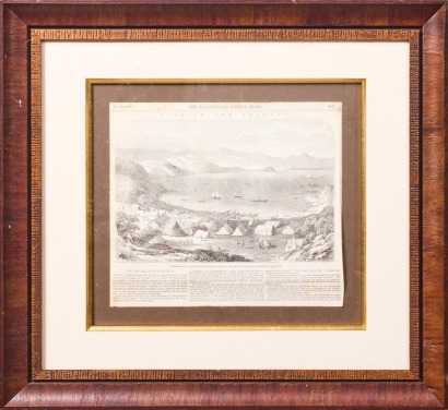 A News Clipping from The Illustrated London News, December 8 1853 of Gold in New Zealand