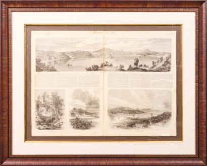 A News Clipping from The Illustrated London News, December 3 1853 of Wyanabay, Coromandel