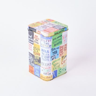 A Tea Caddy by Dick Frizzell for Bell Tea