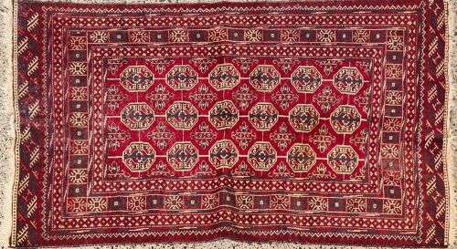 A Bakhtiari Hand Knotted Rug