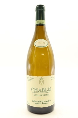 (1) 2019 Gilbert Picq et ses Fils Chablis Vieilles Vignes, Burgundy