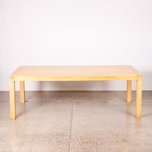 A Solid Timber Oak Table Purchased Ex Cavit And Co