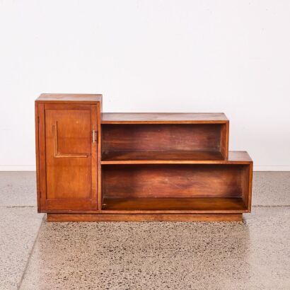 An Art Deco Style Solid Wood Bookshelf