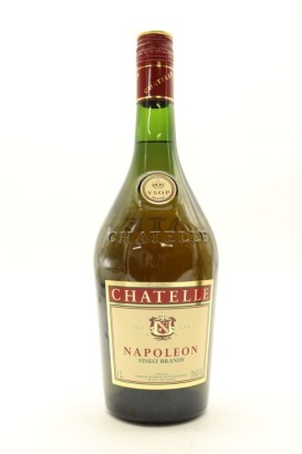 (1) Chatelle Napoleon V.S.O.P. Brandy, France, 37% ABV, 1000ml