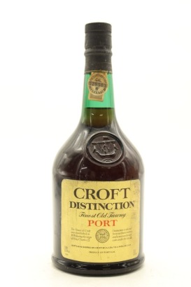 (1) NV Croft Distinction Finest Old Tawny Port, Portugal, 20% ABV, 750ml