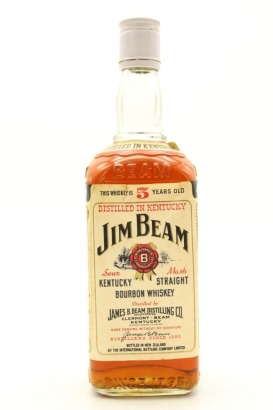 (1) Jim Beam 5 Year Old Straight Bourbon, 86 Proof, Circa 1970s