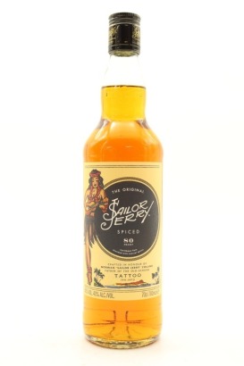 (1) Sailor Jerry Spiced Tattoo Caribbean Rum, 40% ABV, 700ml