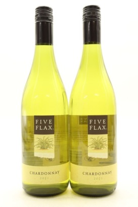 (2) 2021 Five Flax Chardonnay, East Coast