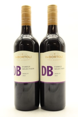 (2) 2022 De Bortoli DB Family Selection Merlot, South Eastern Australia