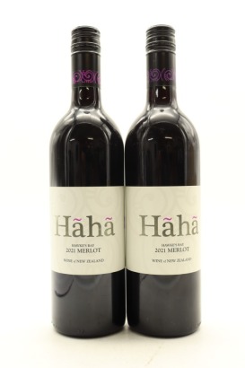(2) 2021 Haha Wine Merlot, Hawke's Bay