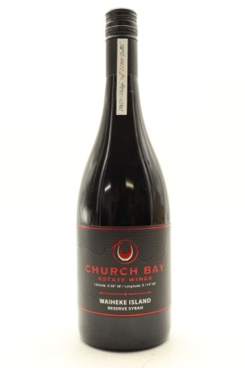 (1) 2021 Church Bay Estate Wines Reserve Syrah, Waiheke Island