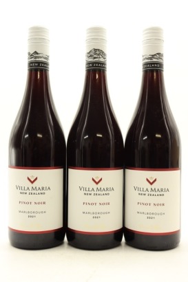 (3) 2021 Villa Maria Private Bin Pinot Noir, Marlborough