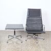 An Aluminium Lounge Chair Ea 124 & Ottoman Ea 125 By Charles & Ray Eames For Vitra - 2