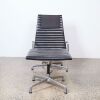 An Aluminium Lounge Chair Ea 124 & Ottoman Ea 125 By Charles & Ray Eames For Vitra - 3