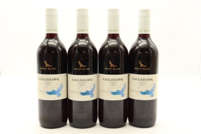 (4) 2022 Wolf Blass Eaglehawk Merlot, South Australia