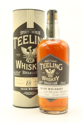 (1) Teeling Single 2003 Ruby Port Cask 18 Year Old, New Zealand Exclusive, Irish Single Malt Whiskey, 54.7% ABV