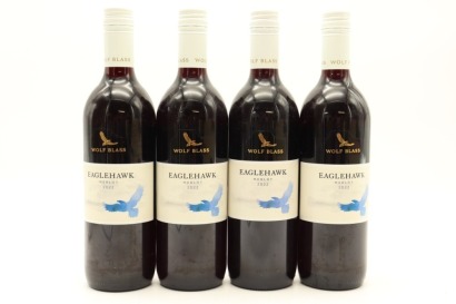 (4) 2022 Wolf Blass Eaglehawk Merlot, South Australia
