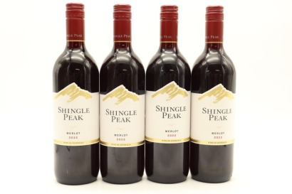 (4) 2022 Shingle Peak Merlot, Australia