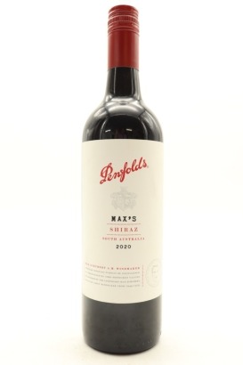 (1) 2020 Penfolds Max's Shiraz, South Australia