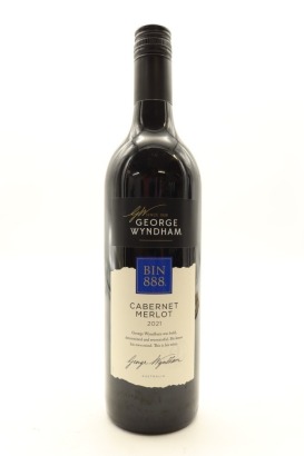 (1) 2021 George Wyndham Bin 888 Cabernet Sauvignon - Merlot, South Eastern Australia