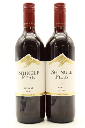 (2) 2022 Shingle Peak Merlot, Australia