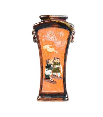 A Tall Sumida Vase of Tapered Four Sided Form