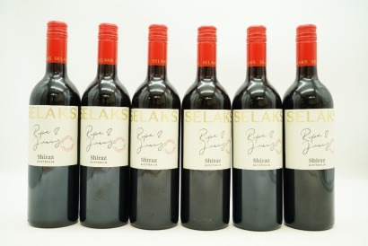 (6) Selaks Essential Selection 'Ripe & Juicy' Shiraz, Australia