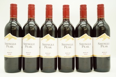 (6) 2022 Shingle Peak Merlot, Australia