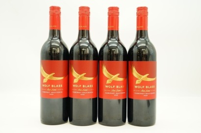 (4) 2022 Wolf Blass Red Label Cabernet Sauvignon, South Australia